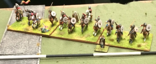 British left flank - The cavalry